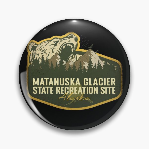 Item preview, Matanuska Glacier State Recreation Site Alaska Camping Retro designed and sold by mountainfad.