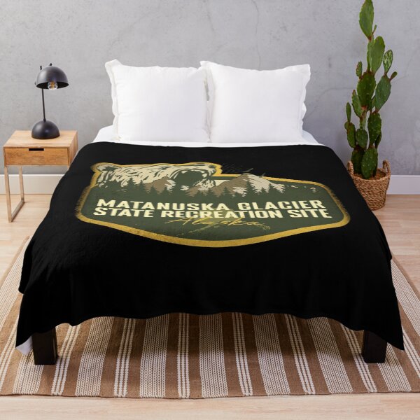 Item preview, Matanuska Glacier State Recreation Site Alaska Camping Retro designed and sold by mountainfad.