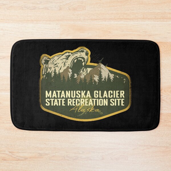Item preview, Matanuska Glacier State Recreation Site Alaska Camping Retro designed and sold by mountainfad.
