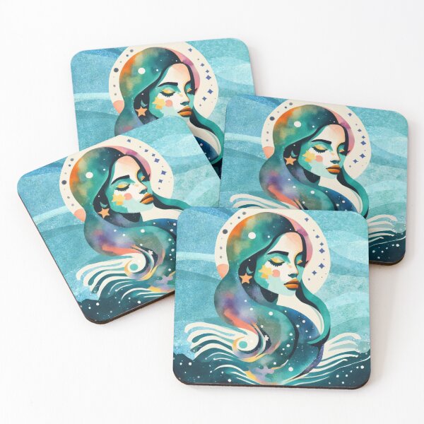 Item preview, Mermaid in the Water Vintage designed and sold by SophiaKoorArt.