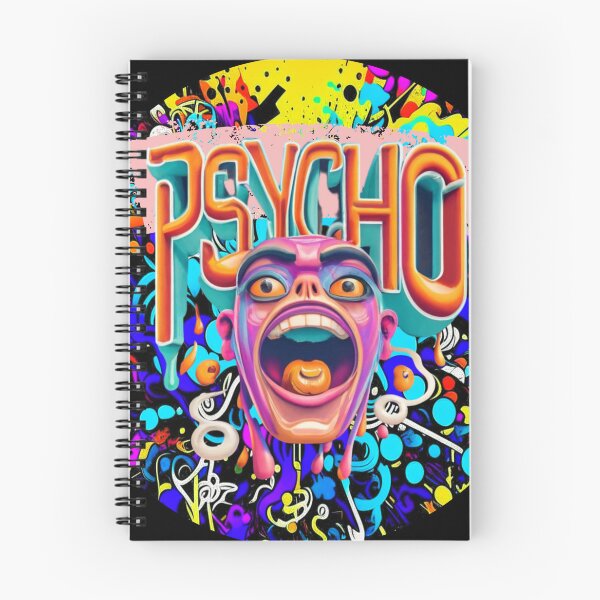 Item preview, Psycho - Vibrant Abstract Design designed and sold by MegaDirt.