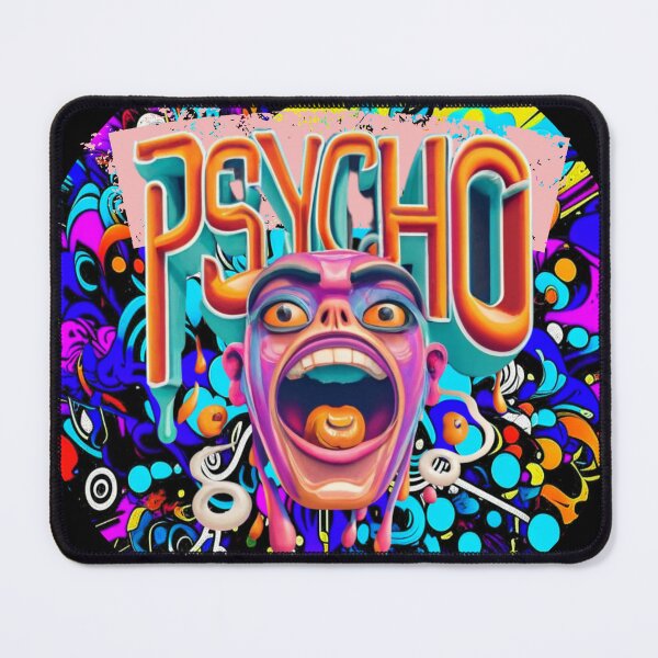 Item preview, Psycho - Vibrant Abstract Design designed and sold by MegaDirt.