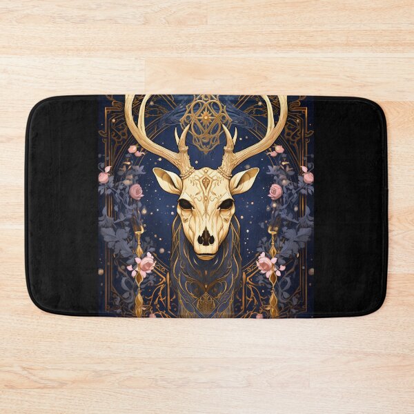 Item preview, Fragile Beauty: Deer Skull - T-shirt designed and sold by BorczVisuals.