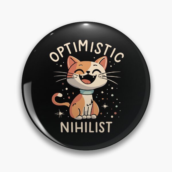 Artikelvorschau, Glückliche Cartoon-Katze – optimistischer Nihilist entworfen und verkauft von Shirtlify.