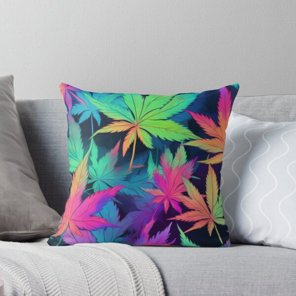 Item preview, Colorful Marijuana leaves designed and sold by Jinnapat.