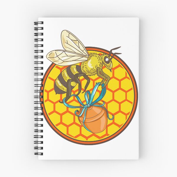 Item preview, Bumblebee Carrying Honey Pot Beehive Circle designed and sold by patrimonio.