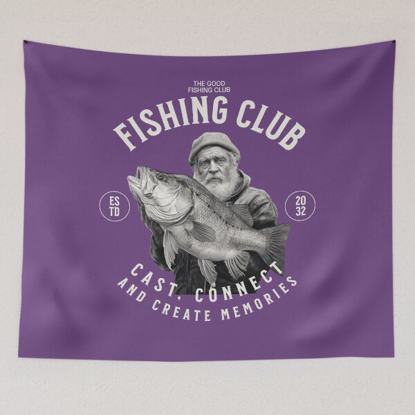 Item preview, Fishing club - Bow fishing - Bassmasters - Bonefish - Fishing Rod holder - Fishing is my life designed and sold by JansenGS.