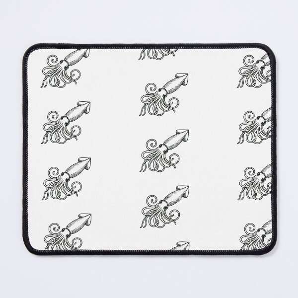 Item preview, Elegant Squid Line Art designed and sold by Talorth.