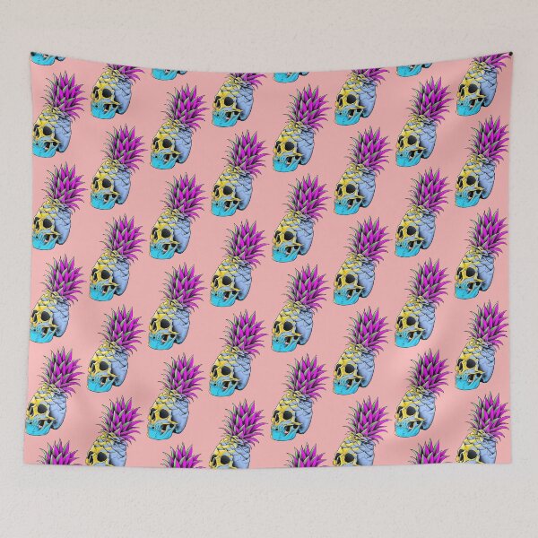 Item preview, Skull Pineapple Metamorphosis in Coral designed and sold by Hellagreat.