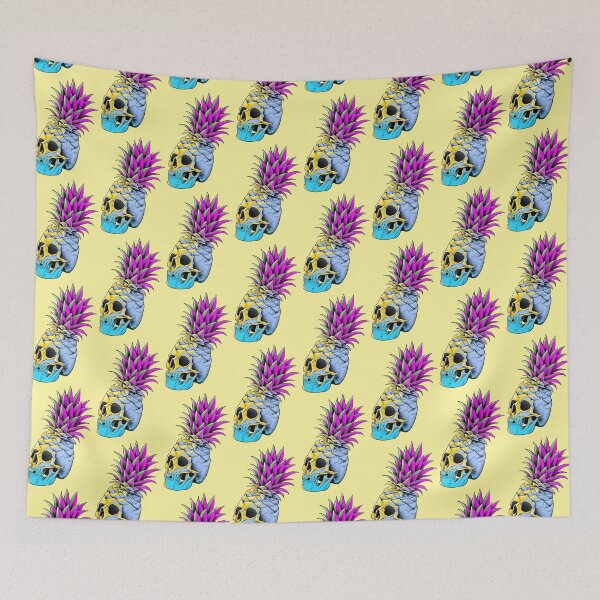 Item preview, Skull Pineapple Metamorphosis in Yellow designed and sold by Hellagreat.