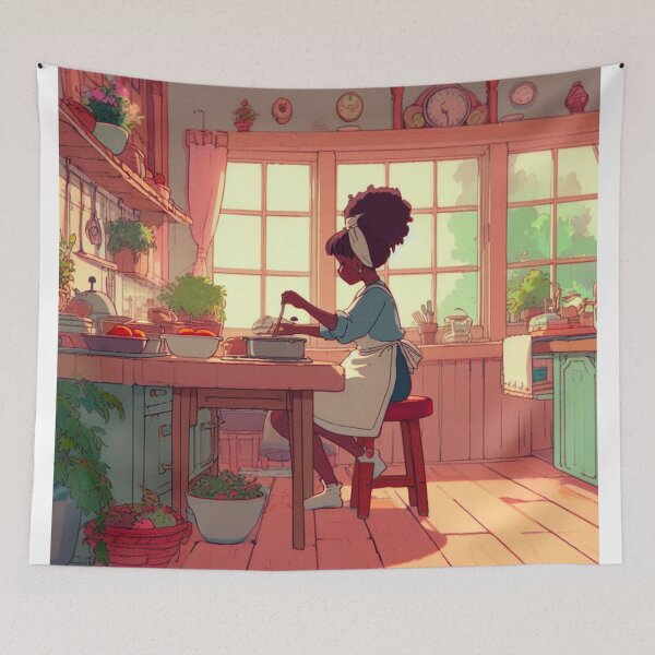 Item preview, An afternoon in a cozy kitchen designed and sold by cloverstudio.