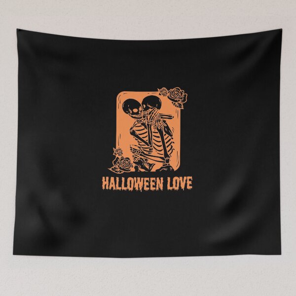 Item preview, Scary Skeleton Halloween Love designed and sold by Lab4YourStyle.