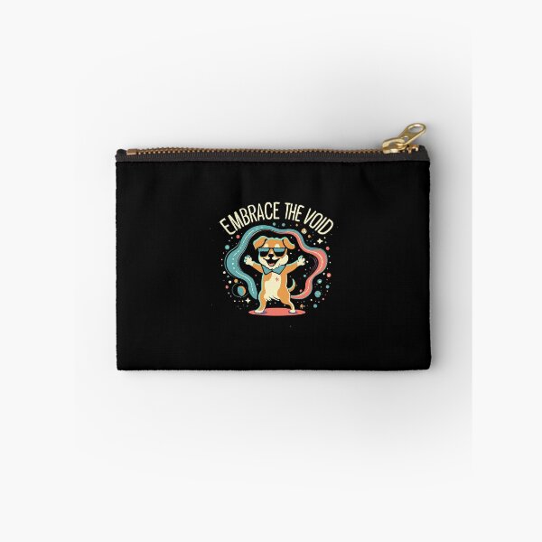 Item preview, Happy Cartoon Dog in Shades - 'Embrace the Void' designed and sold by Shirtlify.