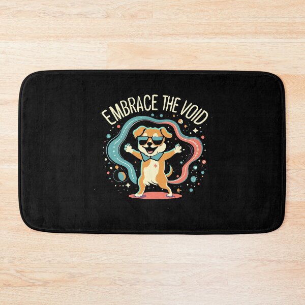 Item preview, Happy Cartoon Dog in Shades - 'Embrace the Void' designed and sold by Shirtlify.