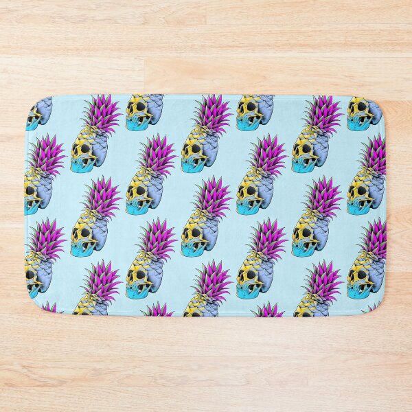 Item preview, Skull Pineapple Metamorphosis in Blue designed and sold by Hellagreat.
