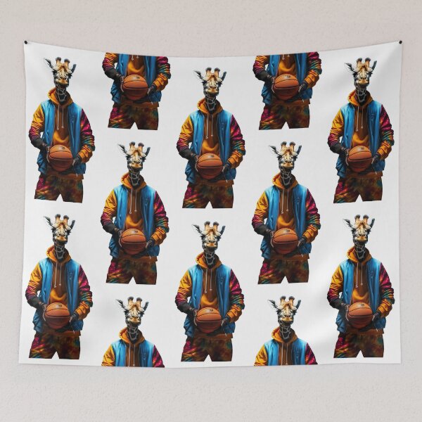 Item preview, A laid-back giraffe in tracksuit designed and sold by CuriosityWhirl.