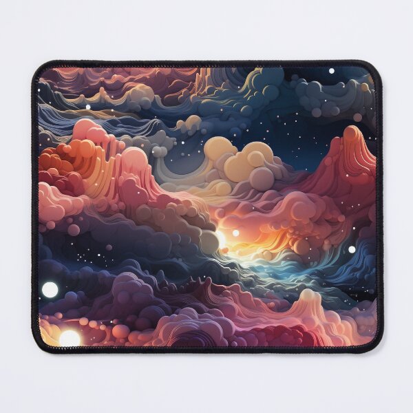 Item preview, Otherworldly Celestial Dreamscape Painting designed and sold by YYWDesigns.