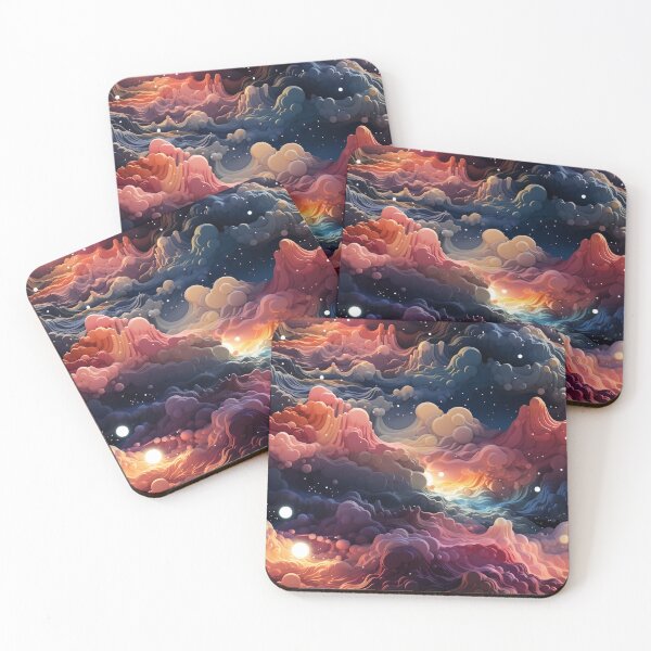 Item preview, Otherworldly Celestial Dreamscape Painting designed and sold by YYWDesigns.