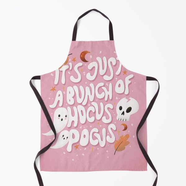 Item preview, Halloween lettering with cute ghosts and a skull. It's just a bunch of hocus pocus! designed and sold by BlueLela.