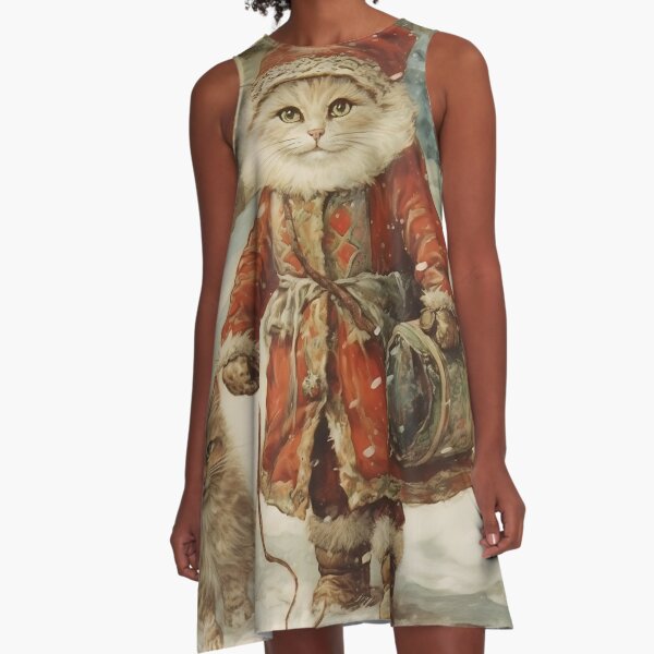 Ugly christmas hotsell cat dress