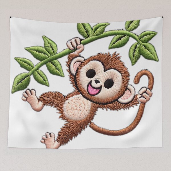 Item preview, Monkeying Around in Green designed and sold by AnCollection.