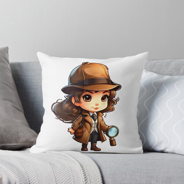 Item preview,  Female cute secret agent  Watson or private detective designed and sold by Iryna-Design.