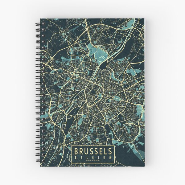 Item preview, Brussels City Map of Belgium - Summer designed and sold by deMAP.