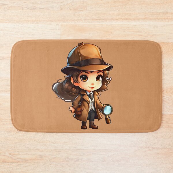 Item preview,  Female cute secret agent  Watson or private detective designed and sold by Iryna-Design.