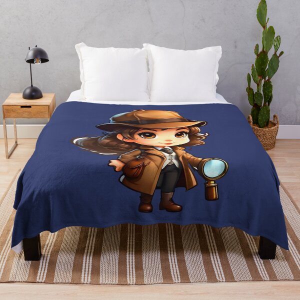 Item preview,  Female cute secret agent  Watson or private detective designed and sold by Iryna-Design.