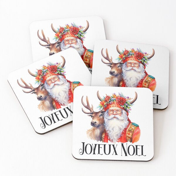 Item preview, Joyeux Noel, Merry Christmas with a boho flair designed and sold by BadaBlingLtd21.