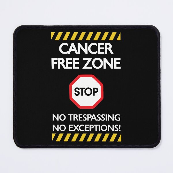Item preview, Cancer Free Zone Adult Humor Graphic Novelty Sarcastic Funny designed and sold by shaderepublic.