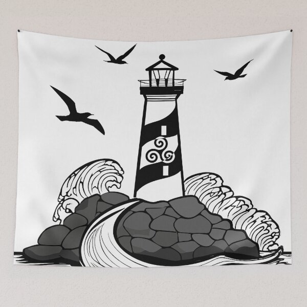 Item preview, Breton lighthouse #3 designed and sold by newleaf-clothes.