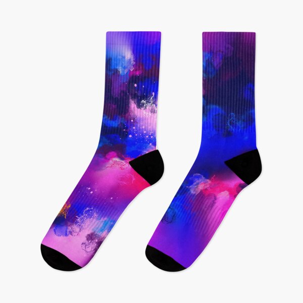 Artikelvorschau, Strahlen des Ruhms - Blau Magenta Abstrakt entworfen und verkauft von Joey Santiago.