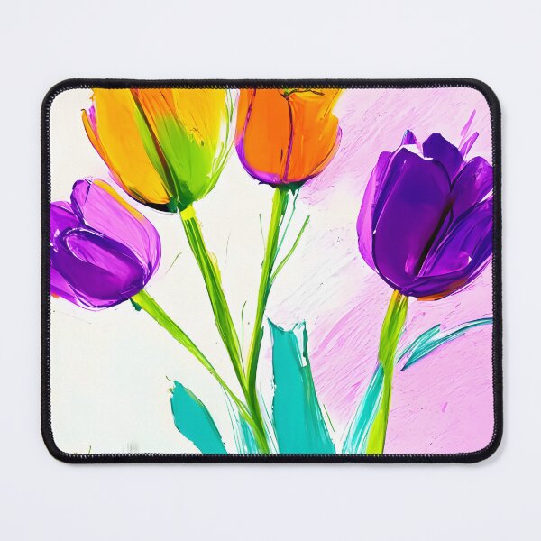 Item preview, Abstract Watercolor Flowers Maximalist – Tulips Watercolor designed and sold by Lannanun.