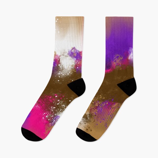 Item preview, Softly Spoken - Brown Beige Purple Magenta Abstract designed and sold by Joey Santiago.
