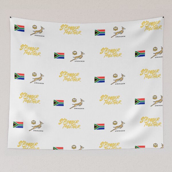Item preview, Stronger together Rugby supporter springbok south african t-shirt designed and sold by Designovas.