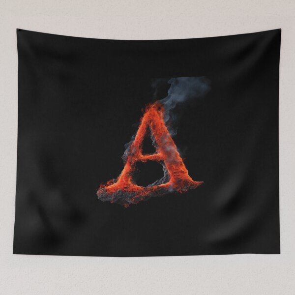 Item preview, Letter A Made Of Lava designed and sold by FireFXStudio.