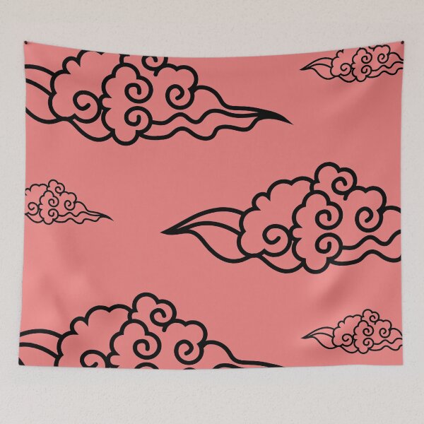 Item preview, Light Coral clouds Pattern. designed and sold by ARichArts.