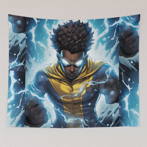 Item preview, Superhero Storm: Animated Power Poster designed and sold by Piotrek0001.