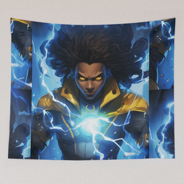 Item preview, Superhero Storm: Animated Power Poster designed and sold by Piotrek0001.