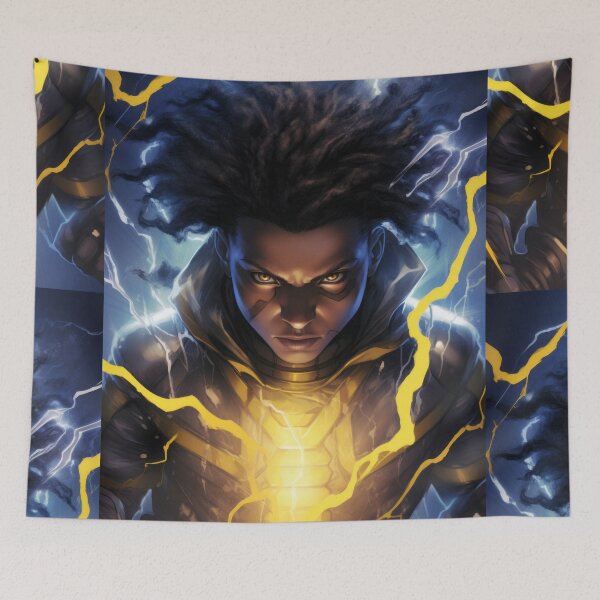 Item preview, Superhero Storm: Animated Power Poster designed and sold by Piotrek0001.