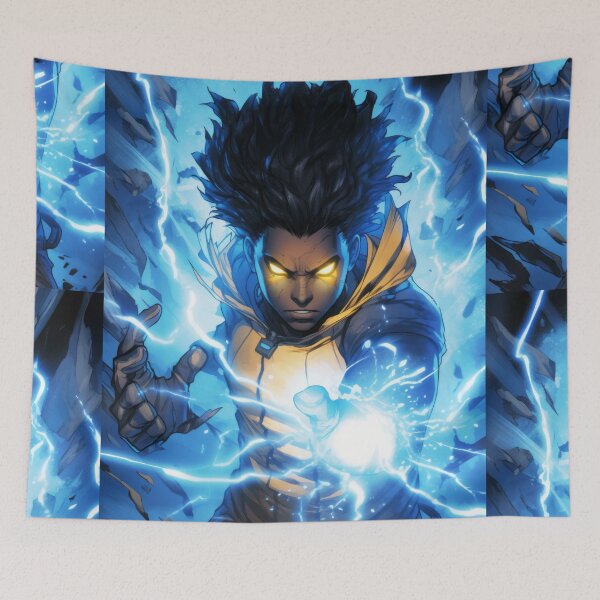 Item preview, Superhero Storm: Animated Power Poster designed and sold by Piotrek0001.