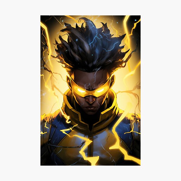 Item preview, Superhero Storm: Animated Power Poster designed and sold by Piotrek0001.