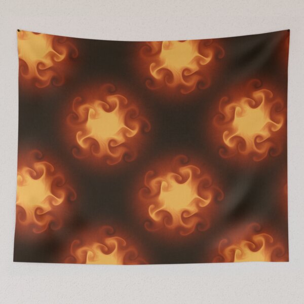 Item preview, Fire Ball Pattern | Abstract designed and sold by WarmlyArts.