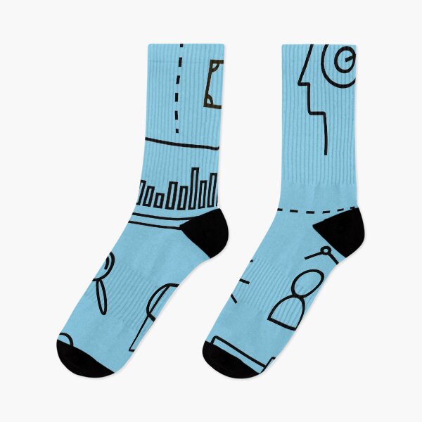 Item preview, Powder Blue IT Pattern. designed and sold by ARichArts.
