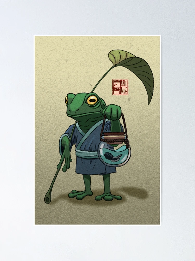 Accroche-toi, petite grenouille ! de Kidz Collection en poster, tableau sur  toile et plus