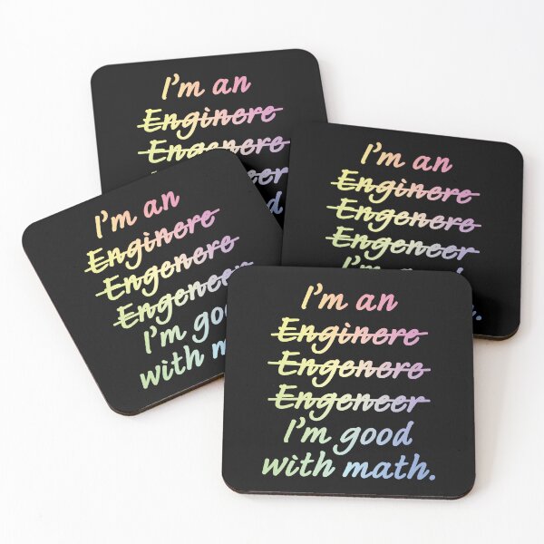 Item preview, I'm an Engineer I'm Good at Math designed and sold by ScienceCorner.