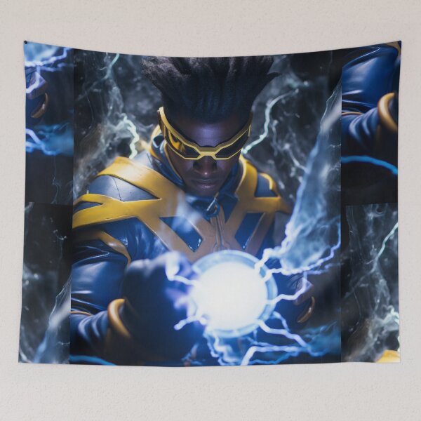 Item preview, Superhero Storm: Animated Power Poster designed and sold by Piotrek0001.