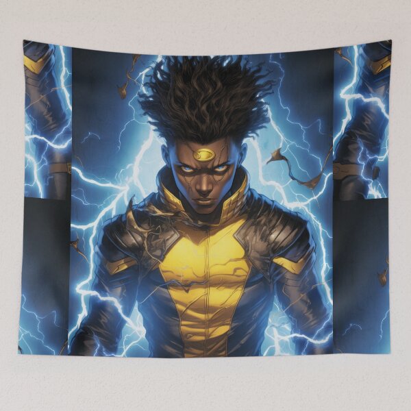 Item preview, Superhero Storm: Animated Power Poster designed and sold by Piotrek0001.