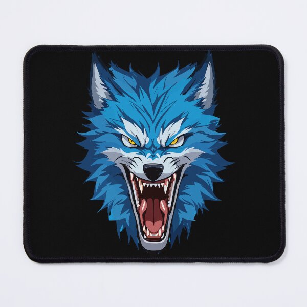 Item preview, Angry blue wolfdog designed and sold by Lilac32.